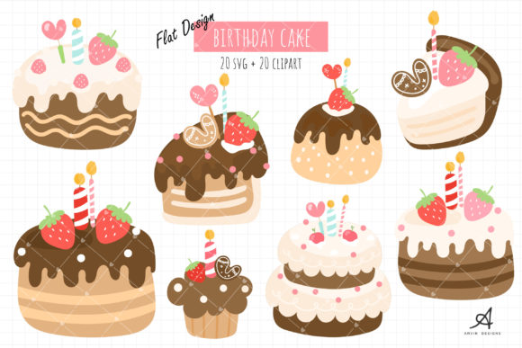 Download Birthday Cake SVG, Cake Clipart - Birthday cake svg Collection