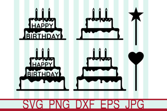 Download Happy Birthday Cake, Birthday Cake Svg - Birthday cake svg Collection