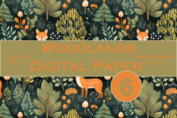 Download Woodlands Digital Paper - Woodlands Collection
