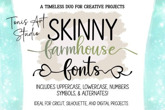 Download Farmhouse Script &amp; Skinny Farmhouse - Farmhouse Collection