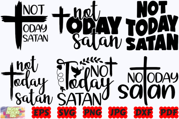 Download Not Today Satan SVG | Religious SVG |PNG - Not today satan svg Collection