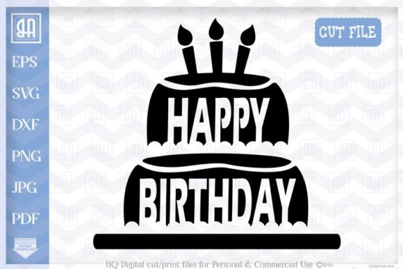 Download Birthday Cake SVG, Happy Birthday SVG - Birthday cake svg Collection