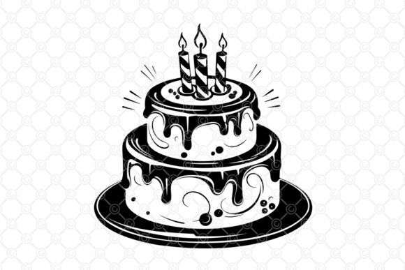Download Birthday Cake SVG, Happy Birthday, 021 - Birthday cake svg Collection