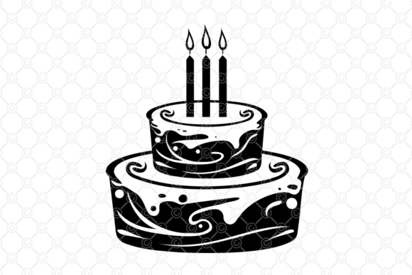 Download Birthday Cake SVG, Happy Birthday, 018 - Birthday cake svg Collection
