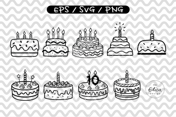Download Birthday Cake Svg Bundle - Birthday cake svg Collection