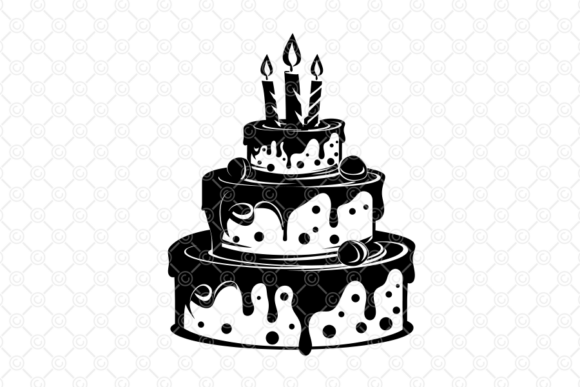 Download Birthday Cake SVG, Happy Birthday, 002 - Birthday cake svg Collection