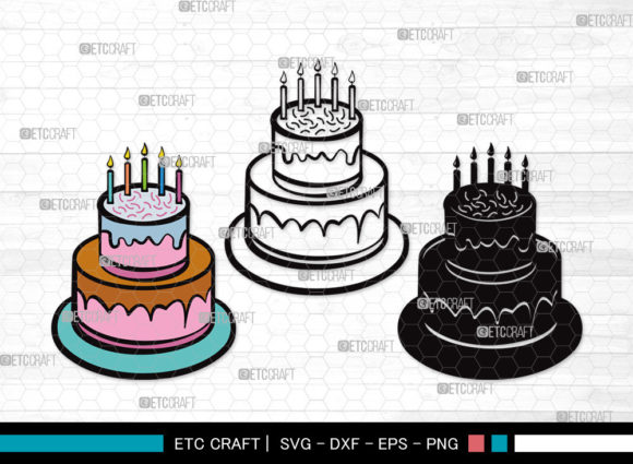 Download Birthday Cake SVG Cut File - Birthday cake svg Collection