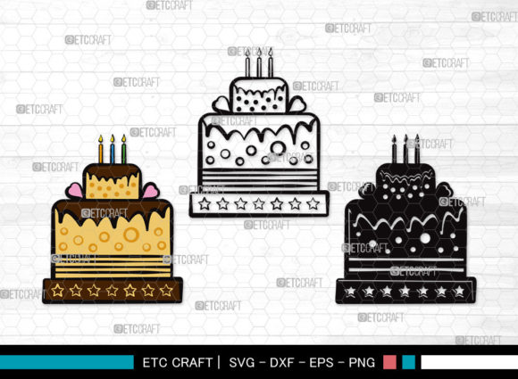 Download Birthday Cake SVG Cut File - Birthday cake svg Collection