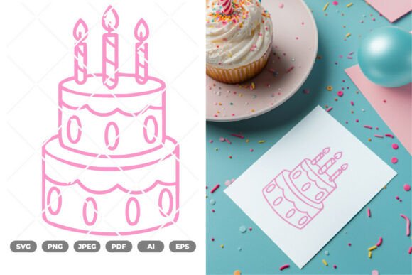 Download Birthday Cake SVG &amp; Clipart - Birthday cake svg Collection